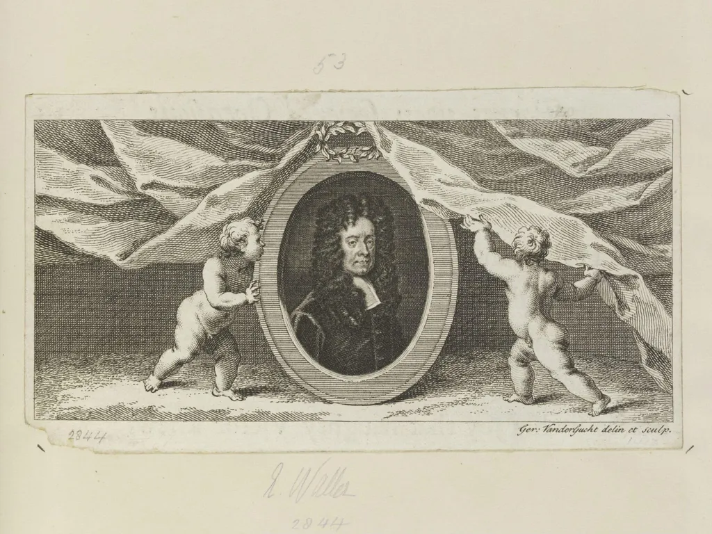 Edmund Waller, by Gerard Vandergucht, 1732