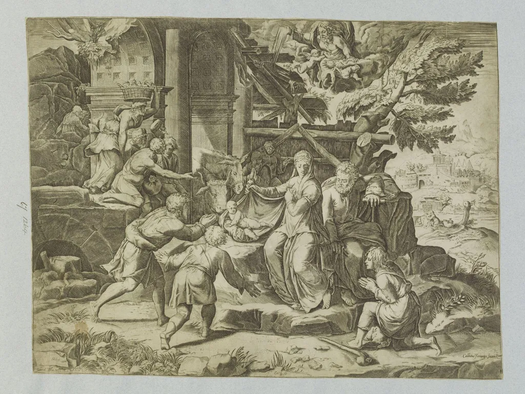 Adoration of the Shepherds, by Gerardo Fontana, 1580