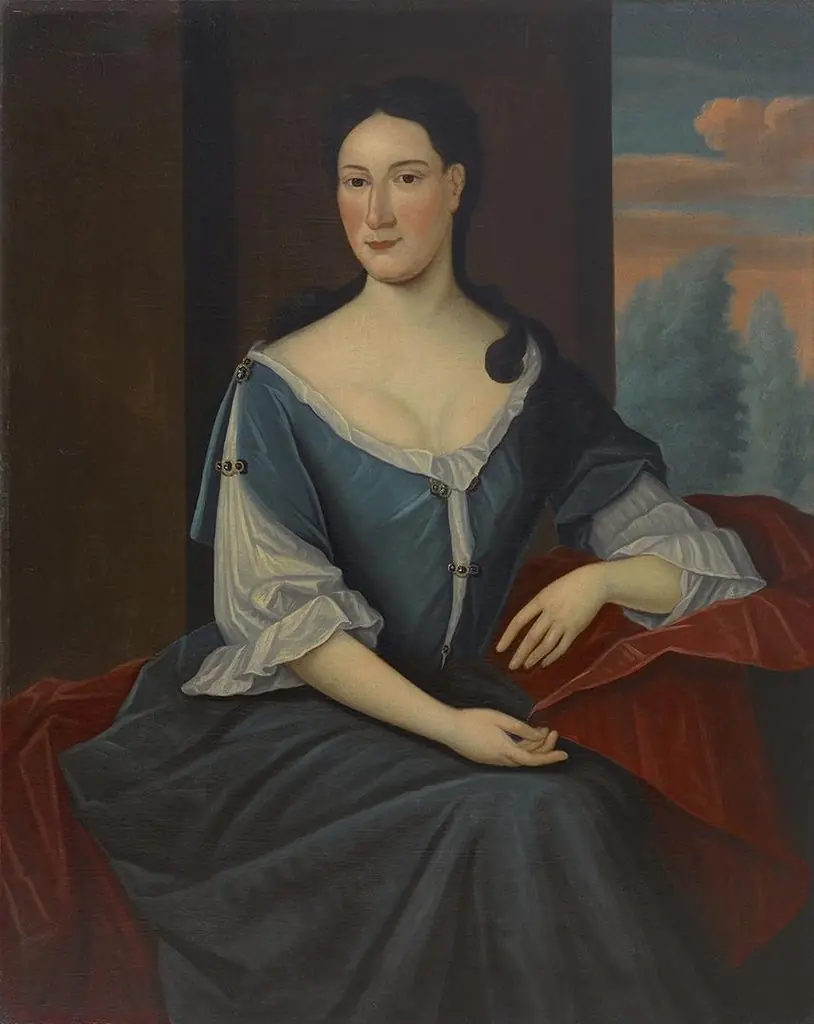 Mrs. Jacob Franks (Abigaill Levy), by Gerardus Duyckinck I