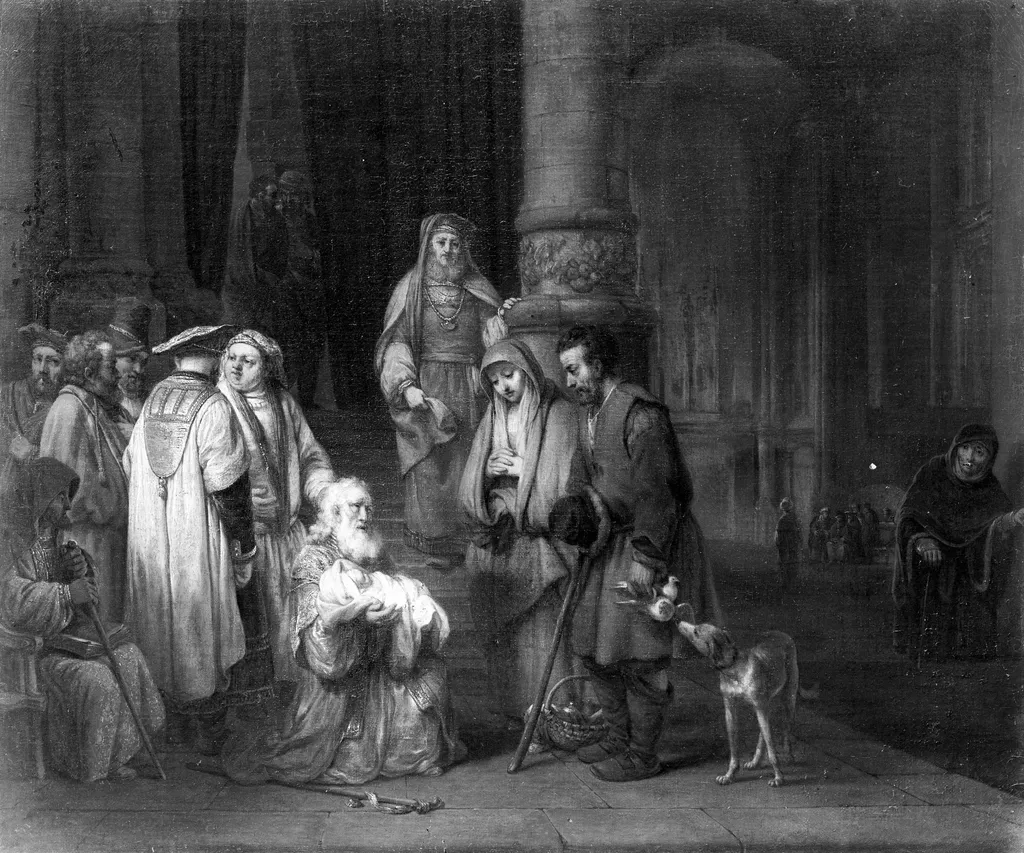 Presentation of Christ in the temple, by Gerbrand van den Eeckhout, paint, 1657
