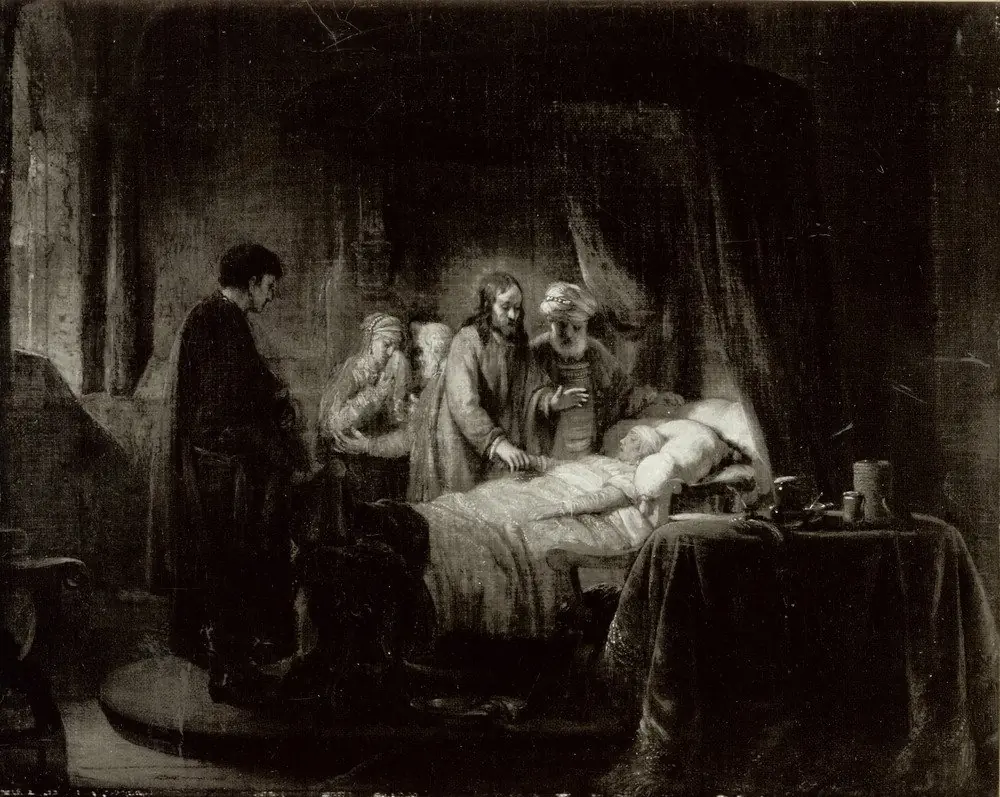 The raising of the daughter of Jairus, by Gerbrand van den Eeckhout