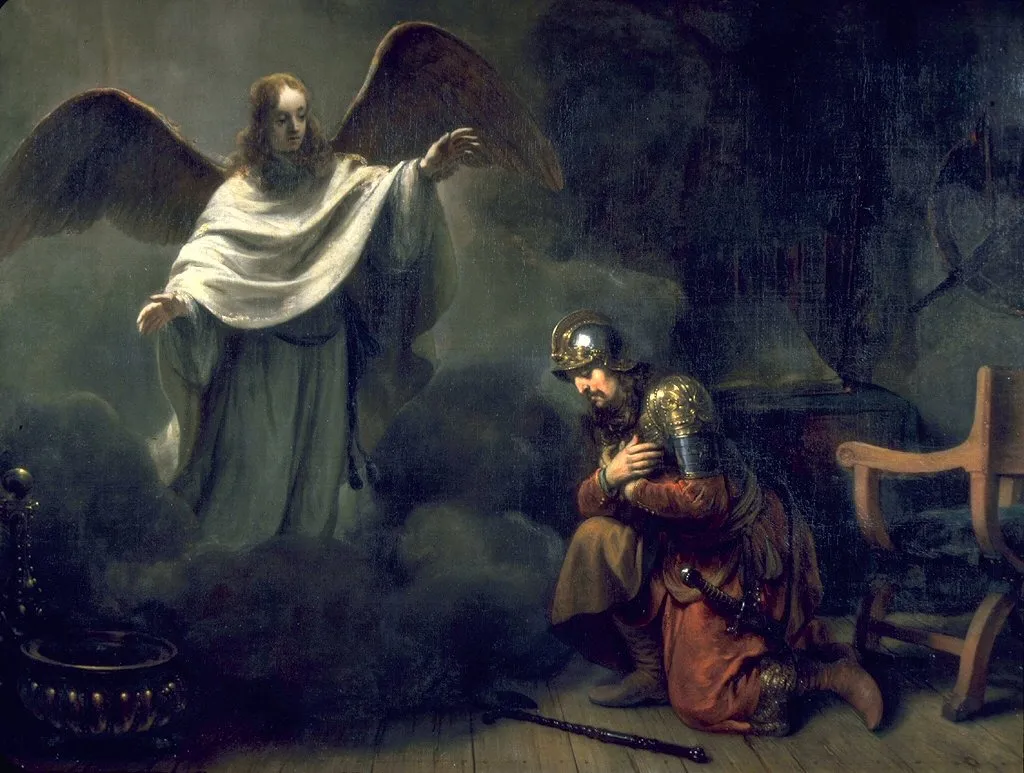 Vision of Cornelius the Centurion, by Gerbrand van den Eeckhout, oil, 1664