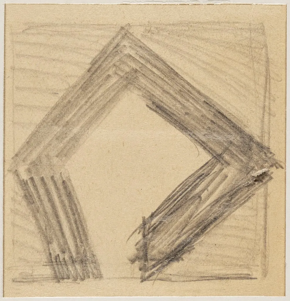 Untitled, by Gerd Leufert, graphite, 1963
