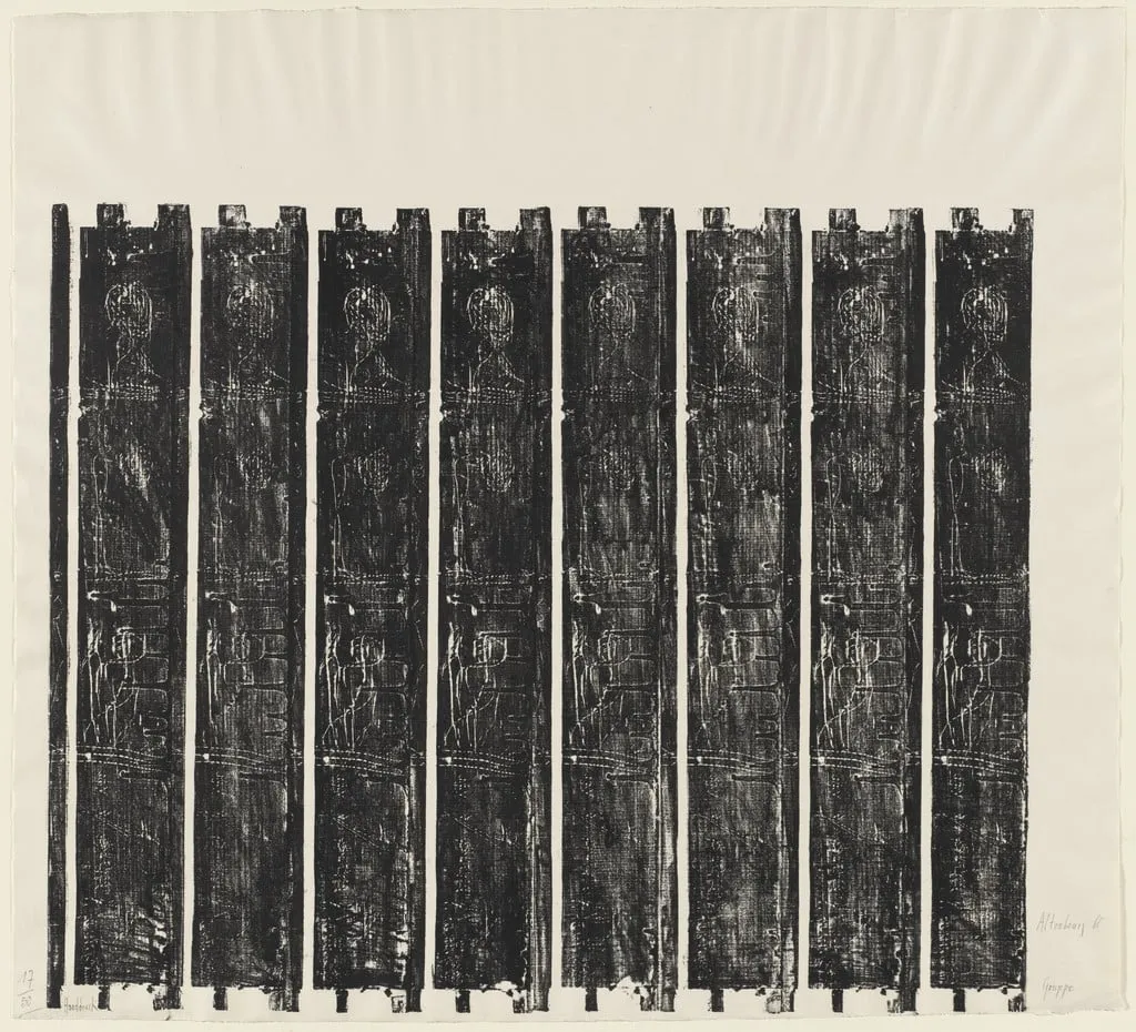 Untitled, by Gerhard Altenbourg, ink, 1960