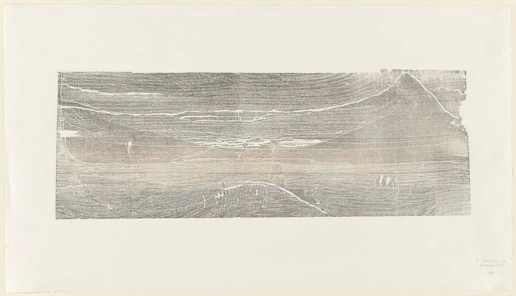 Untitled, by Gerhard Altenbourg, ink, 1977