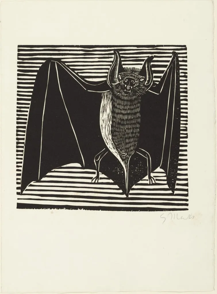 Untitled, by Gerhard Marcks, ink, 1948