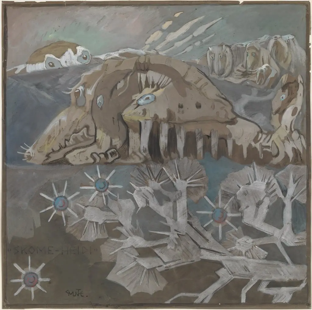 High Mountains, by Gerhard Munthe