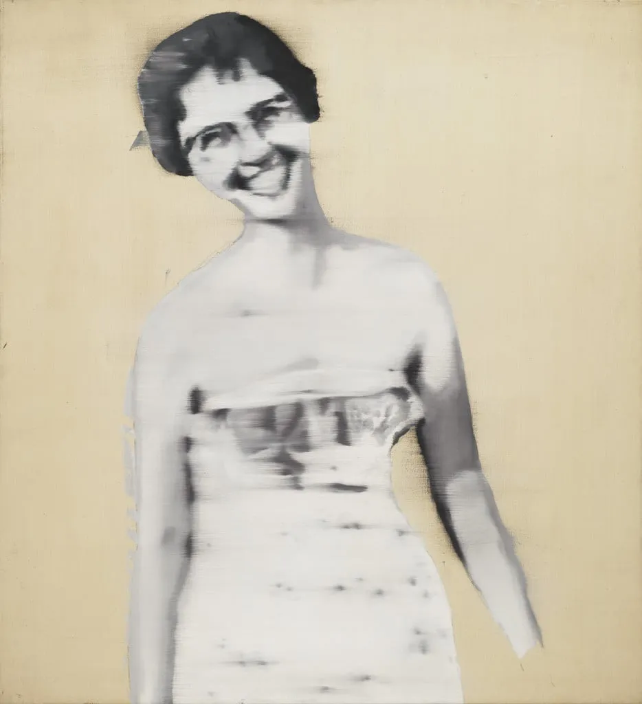 Untitled, by Gerhard Richter, oil, 1963