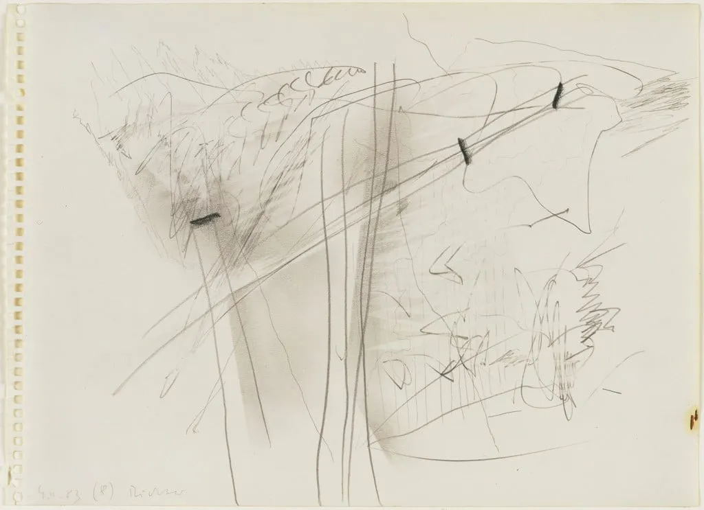Untitled, by Gerhard Richter, graphite, 1983