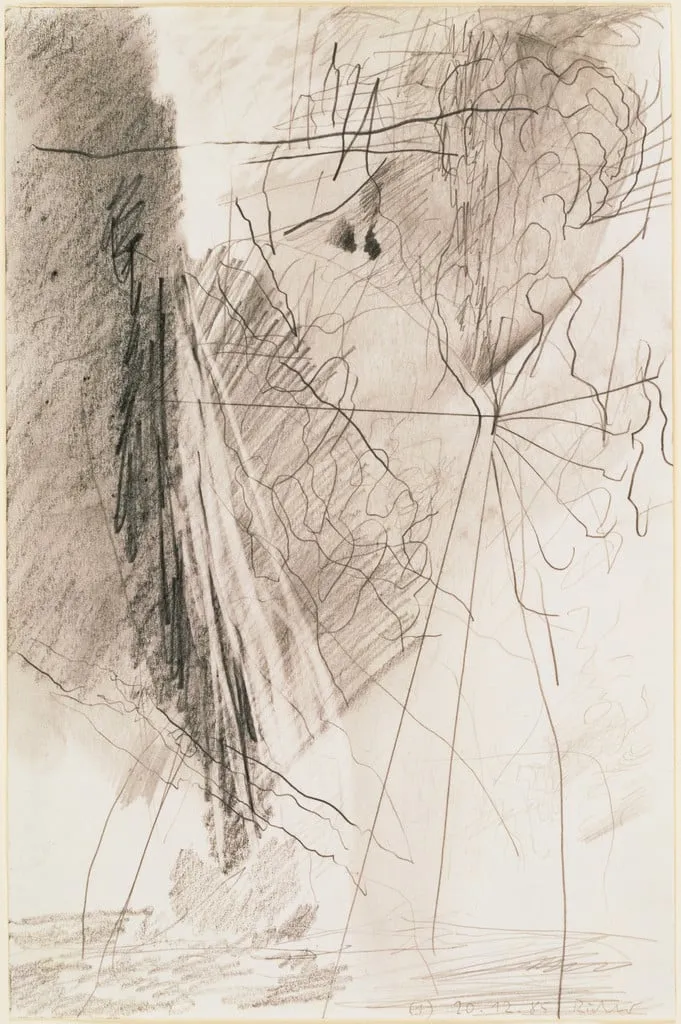 Untitled, by Gerhard Richter, graphite, 1985