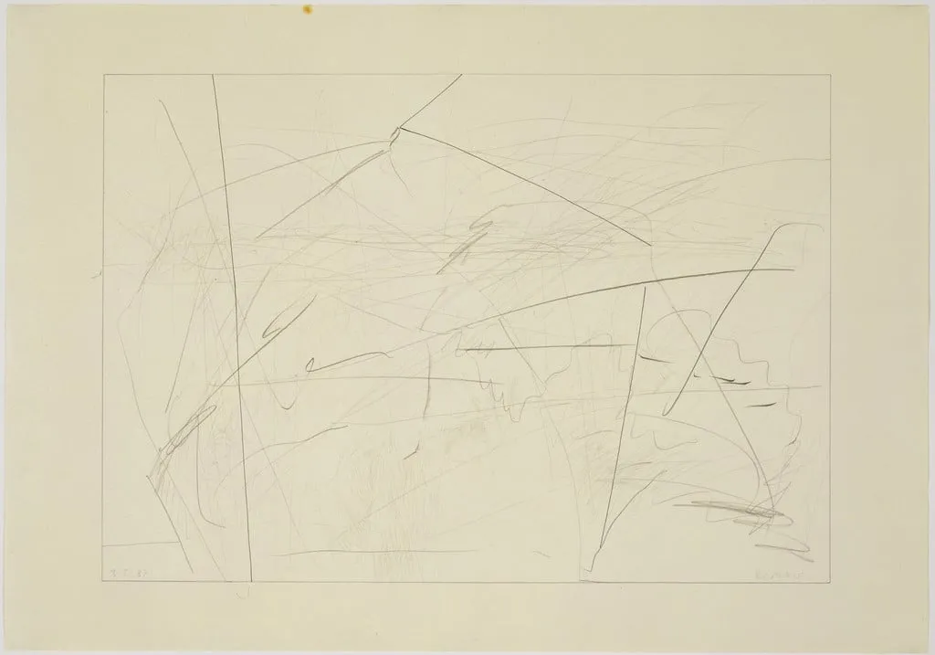 Untitled, by Gerhard Richter, graphite, 1982