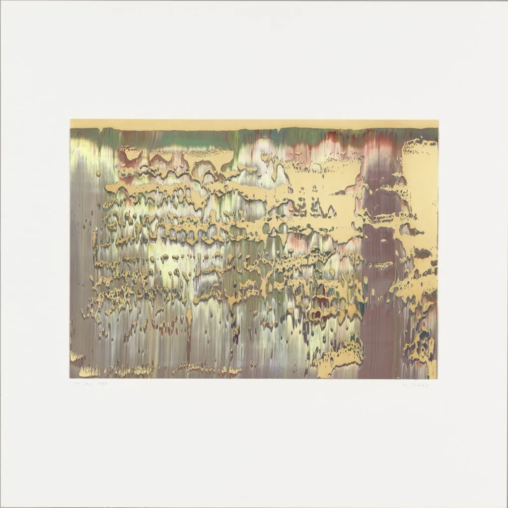 Untitled, by Gerhard Richter, oil, 1995