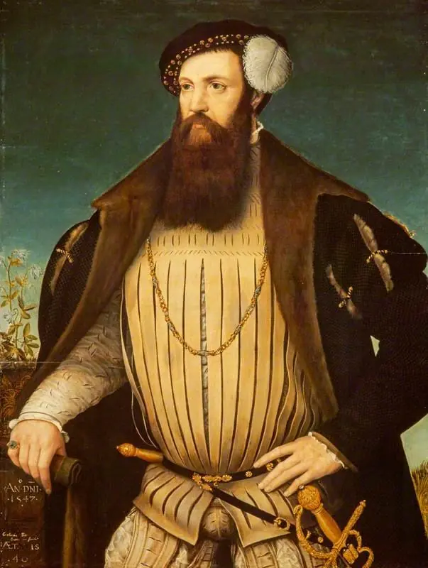 Portrait of a Man, probably John Digby of Ab Kettleby, by Gerlach Flicke