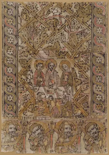 A Lectern Cloth with the Marriage at Cana, by German 15th Century
