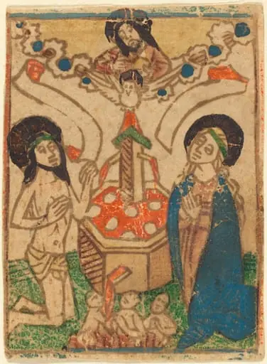 Allegory of the Eucharist, by German 15th Century