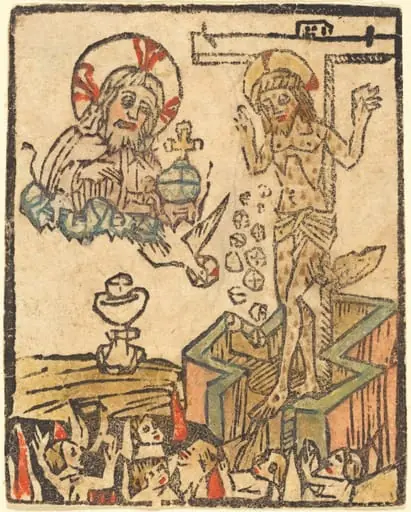Allegory of the Eucharist, by German 15th Century