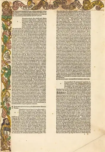 Border from an Almanac, by German 15th Century