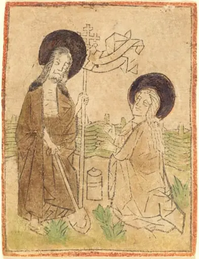 Christ Appearing to Mary Magdalene, by German 15th Century