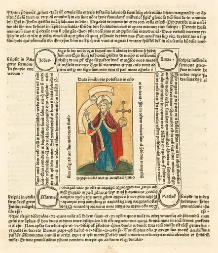 Christ as Salvator Mundi, by German 15th Century