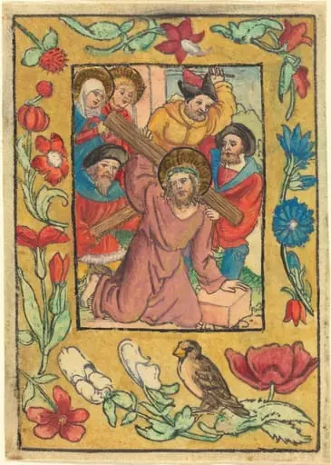 Christ Bearing the Cross, by German 15th Century