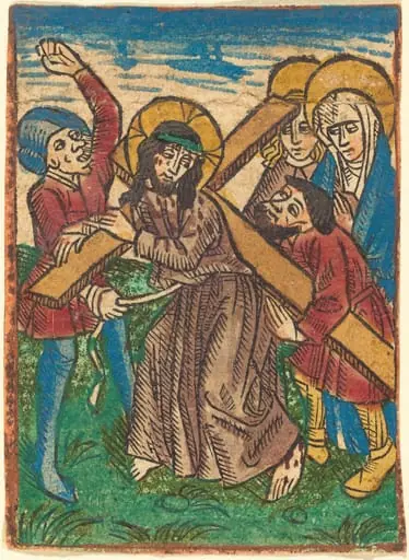 Christ Bearing the Cross, by German 15th Century