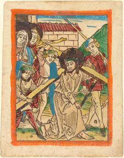 Christ Carrying the Cross, by German 15th Century