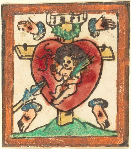 Christ Child in the Sacred Heart, by German 15th Century