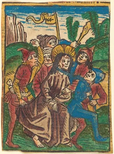 Christ lead to Prison, by German 15th Century