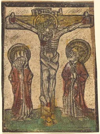 Christ on the Cross, by German 15th Century