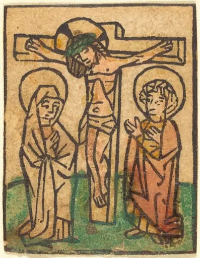 Christ on the Cross, by German 15th Century