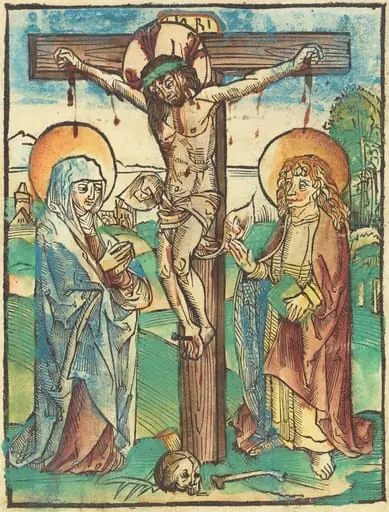 Christ on the Cross, by German 15th Century