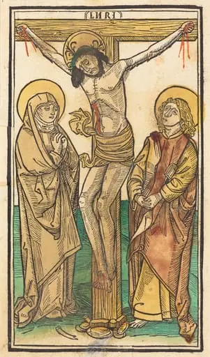 Christ on the Cross, by German 15th Century