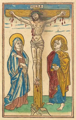 Christ on the Cross, by German 15th Century