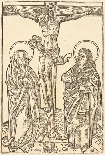 Christ on the Cross, by German 15th Century