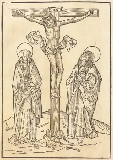 Christ on the Cross, by German 15th Century