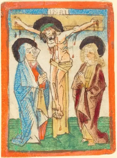 Christ on the Cross, by German 15th Century