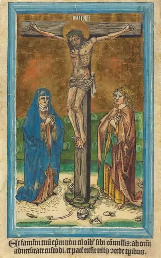 Christ on the Cross, by German 15th Century