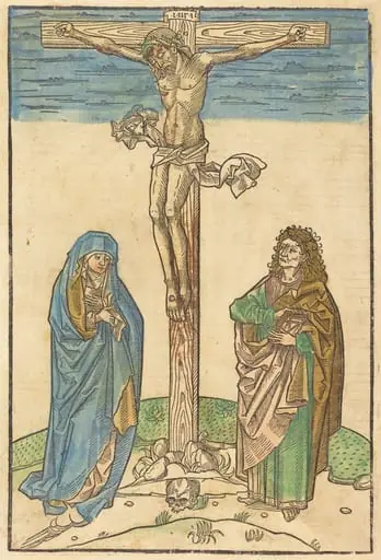 Crucifixion, by German 15th Century