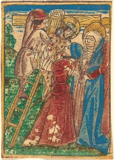 Descent from the Cross, by German 15th Century