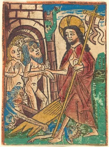 Descent into Limbo, by German 15th Century