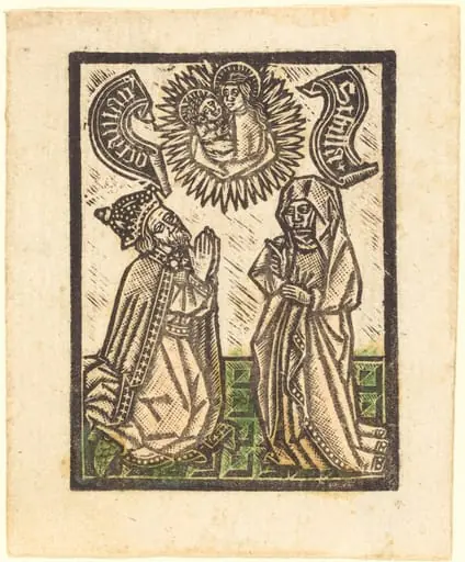 Emperor Octavian and the Sibyl, by German 15th Century