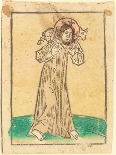 Good Shepherd, by German 15th Century