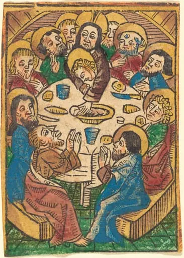 Last Supper, by German 15th Century