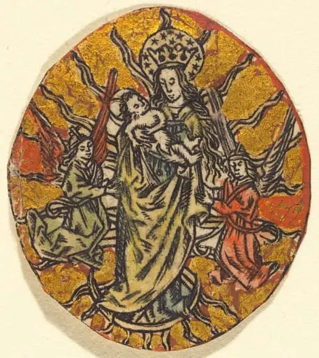 Madonna and Child, by German 15th Century