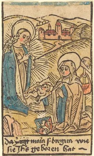 Madonna and Saint Bridget, by German 15th Century
