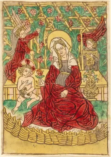 Madonna in a Closed Garden, by German 15th Century