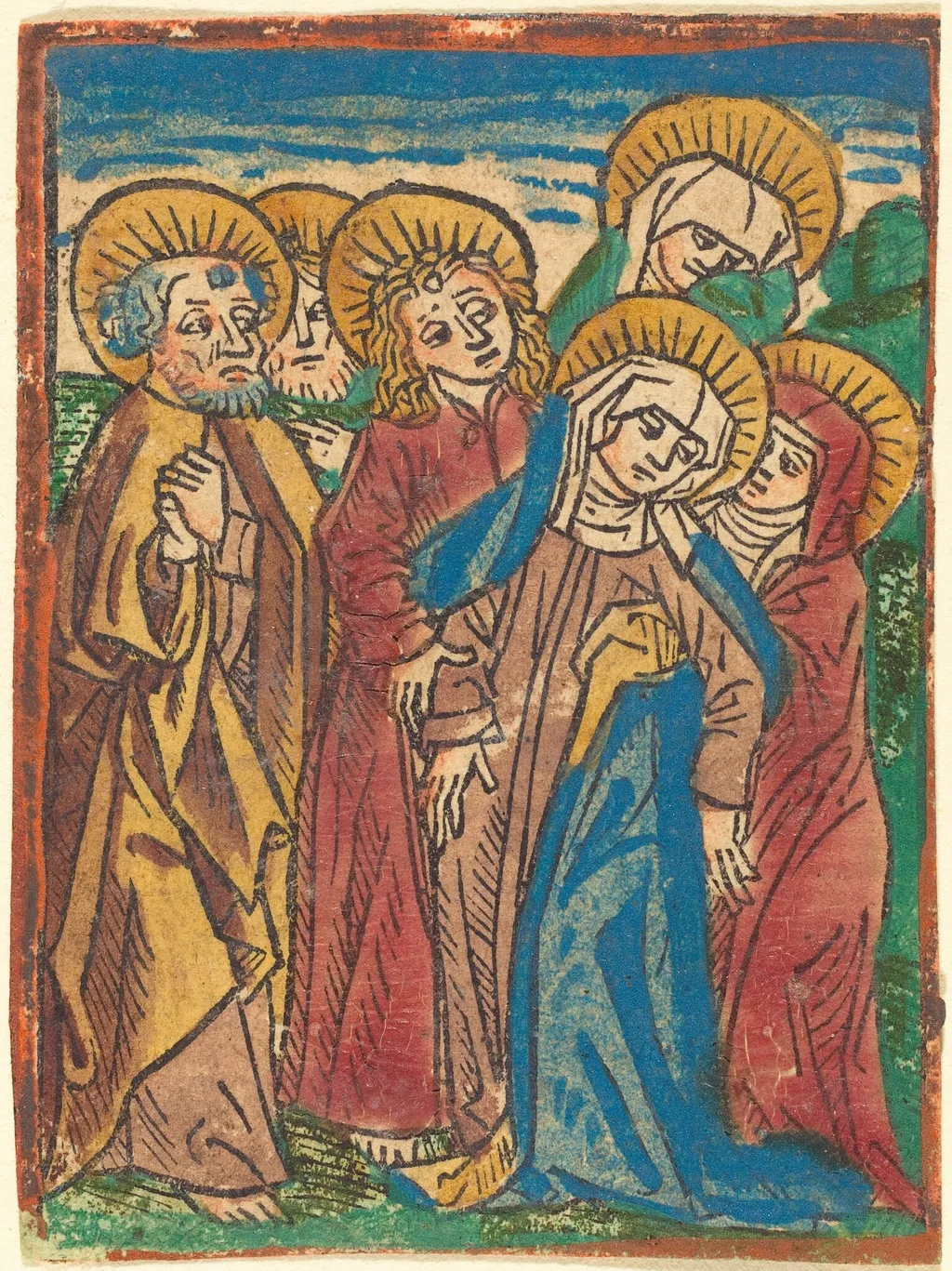 Madonna Overcome, by German 15th Century, ink, 1490