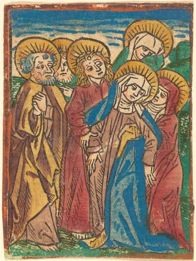 Madonna Overcome, by German 15th Century