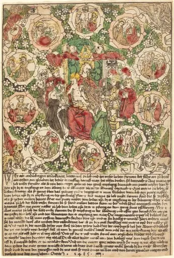 Madonna with the Rosary, by German 15th Century