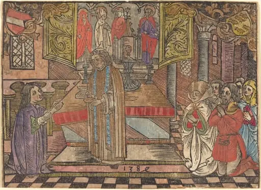 Miracle at Seefeld, by German 15th Century